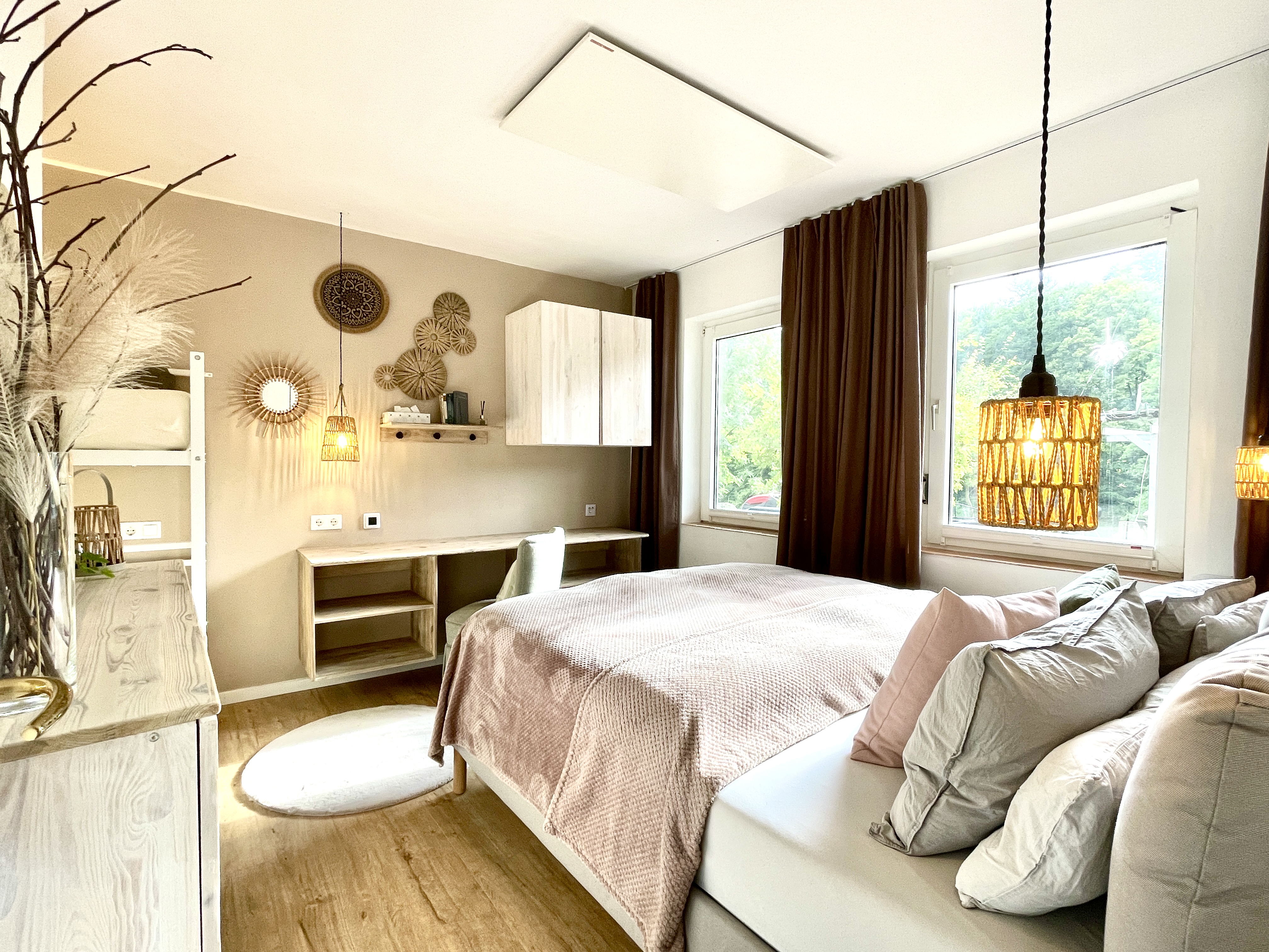 Gemütliches Schlafzimmer im Tiny Haus DREI
